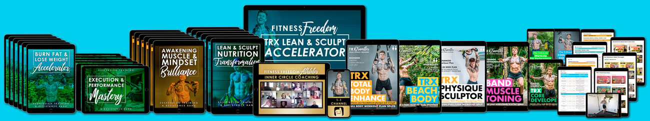 TRX Suspension training lean and sculpt program workouts and exercise