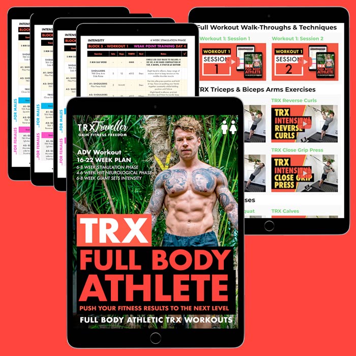 Advanced TRX Full Body Athlete Workout Program And Exercises