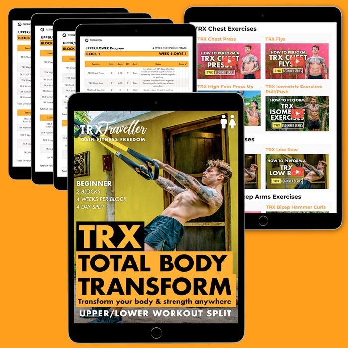 Beginner TRX Total Body Transformation Workout Program And Exercises